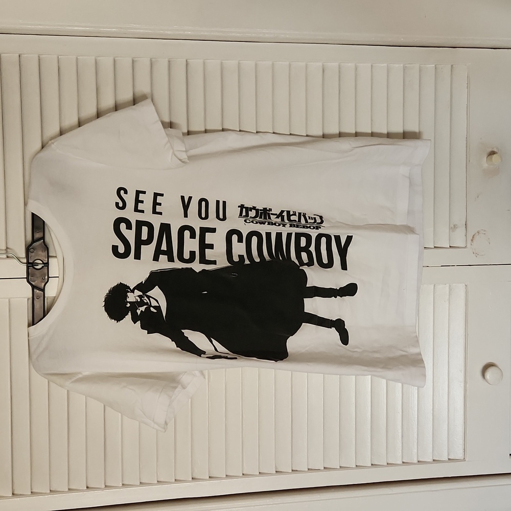 MEN'S COWBOY BEBOP GRAPHIC TEE SIZE MEDIUM NWOT
